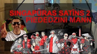 Kriss Michulis  SINGAPŪRAS SATĪNS 2 – PIEDEDZINI MANN  drum cover LIRIKAS  LYRICS subtitros [upl. by Bollinger255]