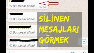 Whatsapta Silinen Mesajları Görmenin En Kolay Yolu Watsaptan silinenleri geri getirme [upl. by Tremann]