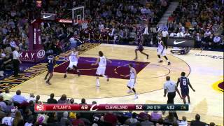 Paul Millsap Highlights Hawks vs Cavaliers 12172014  14 Points 8 Rebounds [upl. by Aara]