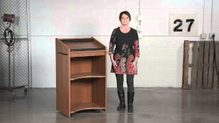 Safco Executive Mobile Lectern [upl. by Abelard]