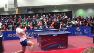 Feng Yijun vs Zaman Molla USA Table Tennis National Mens Singles Semifinal 00018 [upl. by Okoyk]