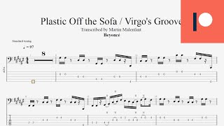 Beyoncé  Plastic Off the Sofa  Virgos Groove bass tab [upl. by Stahl]