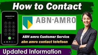 abn amro phone number  ABN Amro contact  abn amro contact gratis nummer [upl. by Xila]