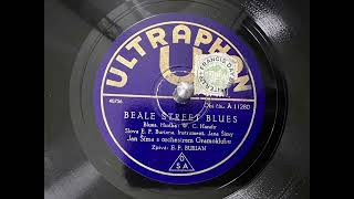 BEALE STREET BLUES E F Burian 78rpm [upl. by Australia242]