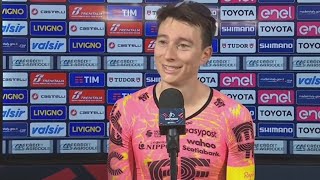 Neilson Powless  Interview After Winning  GRAND PIEMONTE 2024 [upl. by Colene]