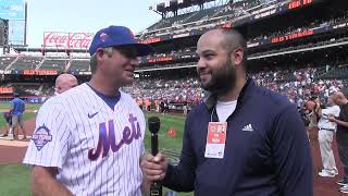 ROBIN VENTURA REALLY THOUGHT THEY WERE GONNA WIN ALL GARY PARAJON NY METS OLD TIMERS DAY 2022 [upl. by Rehpotsirk426]