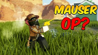 Mauser is a Over Powered Gun In The Wild West Roblox Wild West [upl. by Lilak]