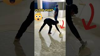 Floor paint design for home  Epoxy resin art for beginners  Epoxy Floors paint work epoxy shorts [upl. by Atilol33]