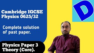 IGCSE Physics Theory core  062532 Complete solution [upl. by Nonnair]