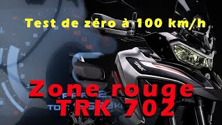 Benelli TRK 702 speed test de zéro à 100 [upl. by Annabal]