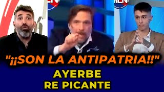 Martín Ayerbe DOMA OTRA VEZ al ñoqui libertario en Cronica TV en vivo [upl. by Rodolphe764]