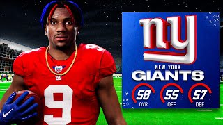 THE NEW YORK GIANTS Madden 25 Franchise EP1 [upl. by Icram425]