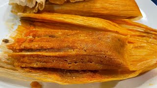 Cómo Hacer Tamales Rojos Con Carne De Puerco o Cerdo  Tradicionales Tamales Rojos mexicanos [upl. by Herwin]