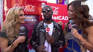 Wyclef Jean Red Carpet Interview  AMAs 2014 [upl. by Roselane]