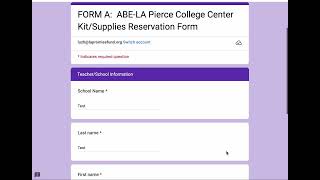 Kit Schedule amp Form A [upl. by Iram]