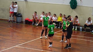 Andebol CA Leça  SL Benfica SenFem SET2018 [upl. by Eedolem275]