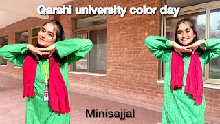 Qarshi university color day  meiny gana gaya 🎤 [upl. by Sharla]