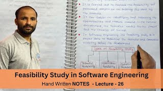 What is Feasibility Study in Software Engineering  Lec 26 [upl. by Leslie]