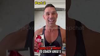 Coach Greg Might Be Done For Part 2 shorts bodybuilding coachgreg [upl. by Akehsat]