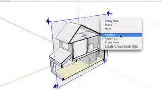 SketchUp Cutting plans and sections [upl. by Acquah]