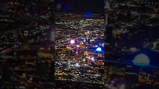 Taking Off From Las Vegas At Night shortsvideo shorts [upl. by Beichner]