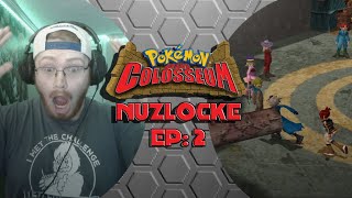 THIS GAME IS SO HARD  Pokemon Grand Colosseum Nuzlocke Ep 2 [upl. by Nalon]