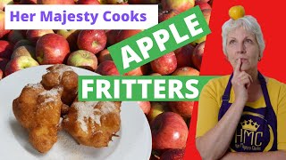 Homemade Apple Fritters with Cinnamon Sugar or Honey [upl. by Kalila578]