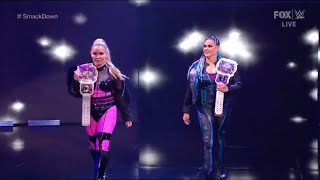 Natalya amp Tamina Entrance  Smackdown July 16 2021 [upl. by Jonathan]