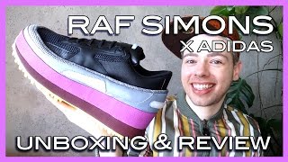 unboxing review Raf Simons x adidas Platform Lace ss15 [upl. by Corby]