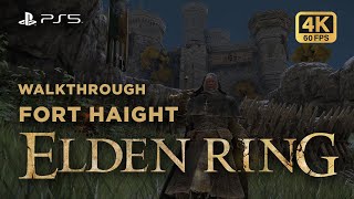 Elden Ring  Walkthrough Fort Haight  4k 60FPS  No Commentary [upl. by Mickelson12]