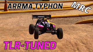 TLRTUNED ARRMA Typhon on the Track [upl. by Aihsiym]