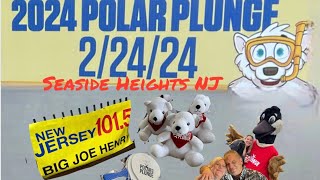 Polar Plunge 2024  Seaside Heights NJ  Special Olympics Fund Raiser [upl. by Largent]