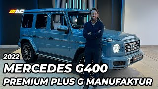 2022 Mercedes G400 AMG Line Premium Plus 4Matic G Manufaktur [upl. by Hume]