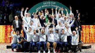 Davis Cup Finals 8 teams who have qualified for the knockout stages ft defending champions Italy [upl. by Anatnas455]