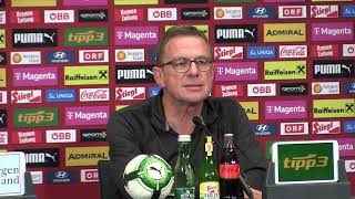 ÖFBNationalteamTrainer Ralf Rangnick  die Kaderbekanntgabe zur EURO Quali vs Belgien amp Schweden [upl. by Oiredised33]