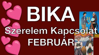 ♉️Bika Február 2024❤️Gyorsan peregnek az események❤️ Szerelem Kapcsolat Tarot Jóslás [upl. by Karlow299]