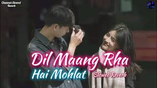 Dil Maang Rha Hai Mohlat Song  Dil Maang Rha Hai Mohlat Slowed amp Reverb Arijit Singh trending [upl. by Erie667]