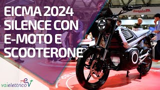 EICMA 2024 Silence presenta una moto e uno scooterone [upl. by Ednil]