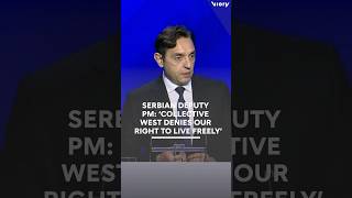 Collective West and South arent geographical terms theyre values  Serbian Deputy PM [upl. by Emalia]