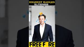 HIGHEST BADGES ELITEPASS😱🗿 freefirefreefirefacts totalgamingveeroxgaming [upl. by Attenaej]