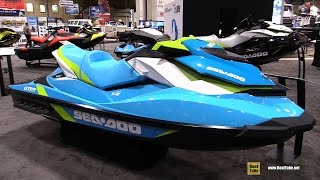 2016 Sea Doo GTI 130 Jet Ski  Walkaround  2016 Toronto Boat Show [upl. by Michiko]