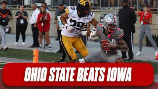 Rapid Reaction Buckeyes use secondhalf surge to cruise past Iowa  Ohio State football [upl. by Eissirc]