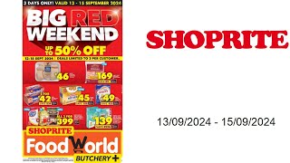 Shoprite specials ZA  13092024  15092024 [upl. by Areyk413]