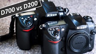 Nikon D200 vs Nikon D700  CCD vs CMOS  A Quick Test [upl. by Esiralc]