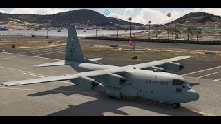 Live Rondvlucht Ijsland C130 Hercules [upl. by Daria]