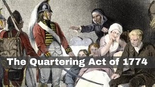 2nd June 1774 The Quartering Act the fourth of the Intolerable Acts passed by British Parliament [upl. by Candra]