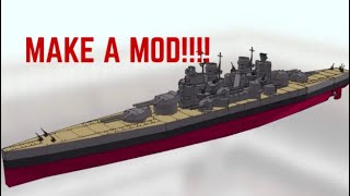 Warship craft how to make a mod [upl. by Anaujahs372]