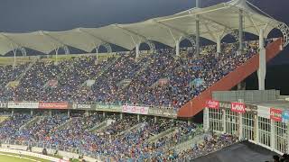 Stadium wave  Green Filed Trivandrum  Kerala during India vs West Indies Cricket match [upl. by Aihk552]