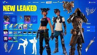 Fortnite All V2350 New Leaked Skins Emotes and Other Cosmetics Swamp Knight Tegan more [upl. by Aurelio956]