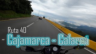 Ruta 40 Cajamarca  Calarcá en TIEMPO REAL  Oriente  occidente  Le enseño a mi mamá a dar curvas [upl. by Annim]